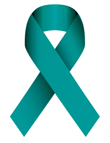 Sexual Assault Awareness Month Teal Ribbon